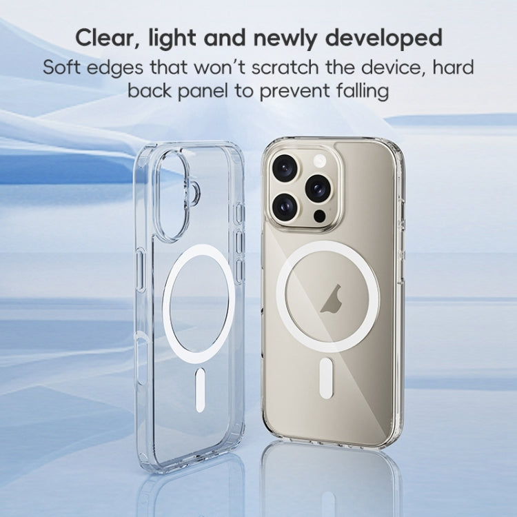 For iPhone 16 Pro ZGA Magsafe Clear PC Hybrid TPU Phone Case(Transparent) - iPhone 16 Pro Cases by ZGA | Online Shopping UK | buy2fix