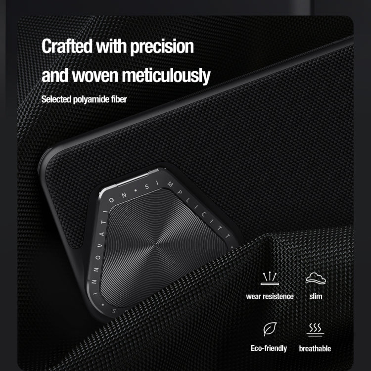 For Huawei Pura 70 Pro/70 Pro+ NILLKIN Textured Prop Lens Protection Holder Nylon Phone Case(Black) - Huawei Cases by NILLKIN | Online Shopping UK | buy2fix