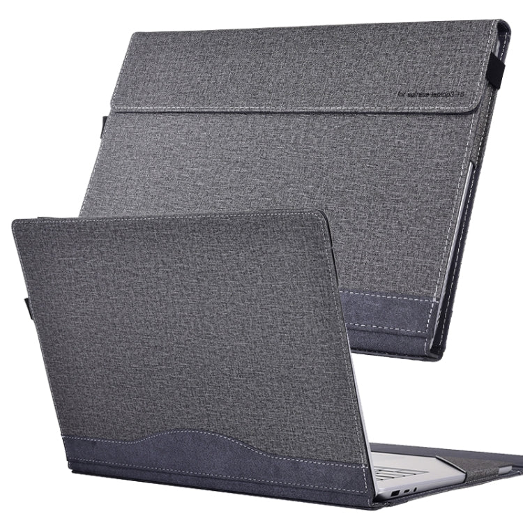 For Lenovo ThinkPad X1 Carbon Gen 9 Cloth Texture Laptop Leather Protective Case(Space Ash) - Other by buy2fix | Online Shopping UK | buy2fix