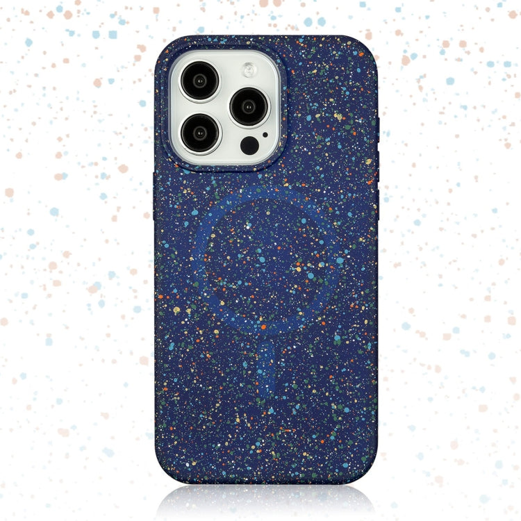 For iPhone 12 / 12 Pro Colorful Frosted Magsafe PC Hybrid TPU Phone Case(Blue) - iPhone 12 / 12 Pro Cases by buy2fix | Online Shopping UK | buy2fix