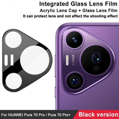 For Huawei Pura 70 Pro / 70 Pro+ imak High Definition Integrated Glass Lens Film Black Version - For Huawei by imak | Online Shopping UK | buy2fix