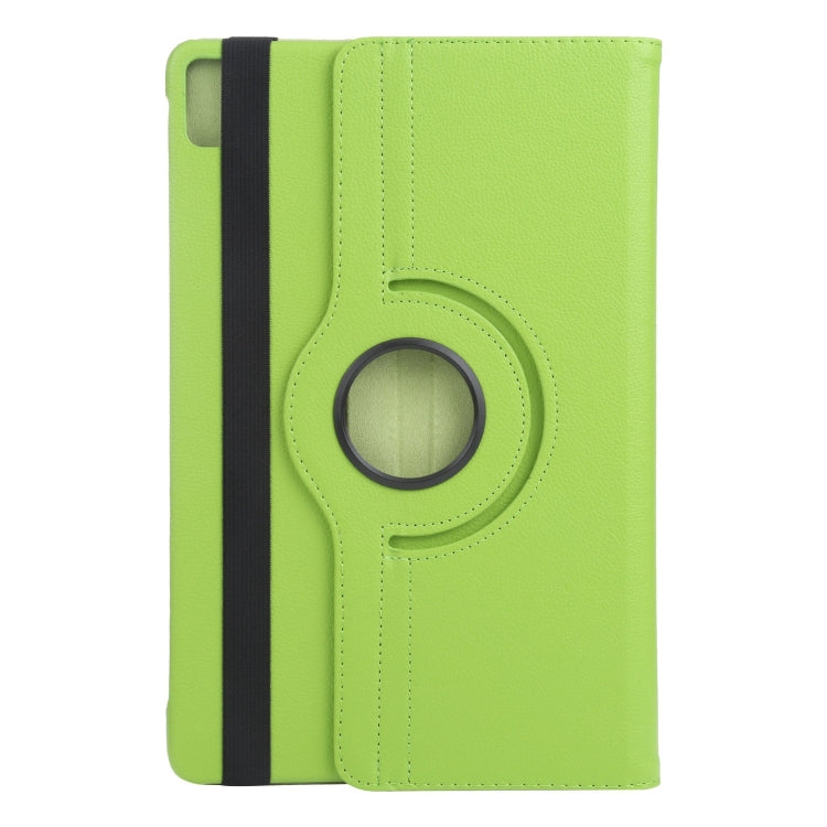 For iPad Air 11 2024 360 Degree Rotation Litchi Texture Leather Tablet Case with Holder(Green) - iPad Air 11 2024 Cases by buy2fix | Online Shopping UK | buy2fix