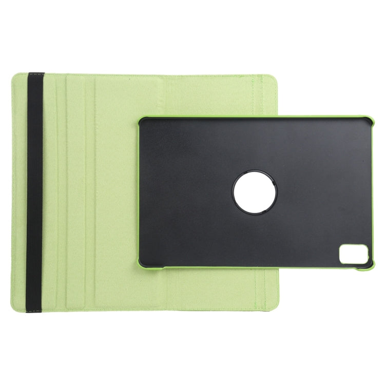 For iPad Air 11 2024 360 Degree Rotation Litchi Texture Leather Tablet Case with Holder(Green) - iPad Air 11 2024 Cases by buy2fix | Online Shopping UK | buy2fix