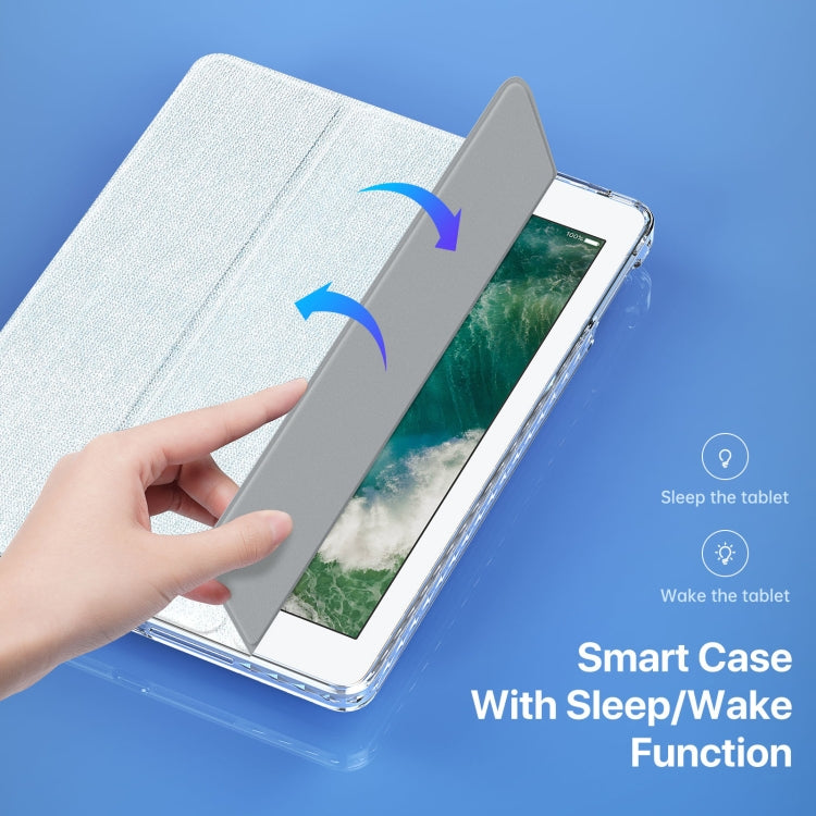 For iPad 9.7 2017 / 2018 / Air /Air2 DUX DUCIS Unid Series PU+TPU Smart Tablet Case(Blue) - iPad 9.7 (2018) & (2017) Cases by DUX DUCIS | Online Shopping UK | buy2fix