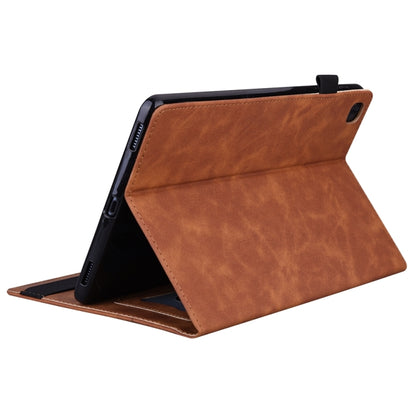 For iPad Pro 13 2024 Splicing Shockproof Leather Tablet Case(Brown) - iPad Pro 13 2024 Cases by buy2fix | Online Shopping UK | buy2fix