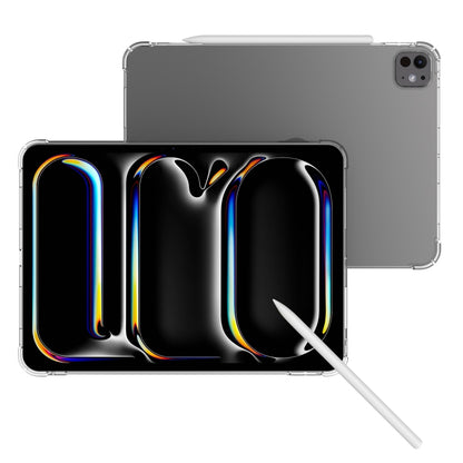 For iPad Pro 13 2024 Highly Transparent TPU Full Thicken Corners Shockproof Protective Case(Transparent) - iPad Pro 13 2024 Cases by buy2fix | Online Shopping UK | buy2fix