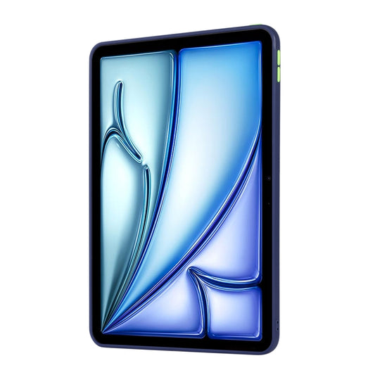 For iPad Air 11 2024 Skin Feel 2 in 1 PC Hybrid TPU Tablet Case(Blue) - iPad Pro 11 2024 Cases by buy2fix | Online Shopping UK | buy2fix