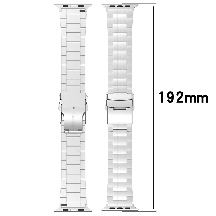 For Apple Watch Ultra 2 49mm Armor 5-bead Titanium Watch Band(Titanium) - Watch Bands by buy2fix | Online Shopping UK | buy2fix