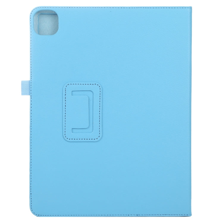 For iPad Air 11 2024 Litchi Texture Solid Color Leather Tablet Case(Sky Blue) - iPad Air 11 2024 Cases by buy2fix | Online Shopping UK | buy2fix