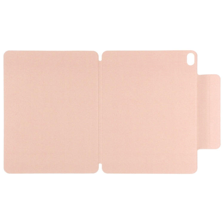 For iPad Air 11 2024 Double-sided Clip Fixed Buckle Magnetic PU Leather Smart Tablet Case(Gold) - iPad Air 11 2024 Cases by buy2fix | Online Shopping UK | buy2fix