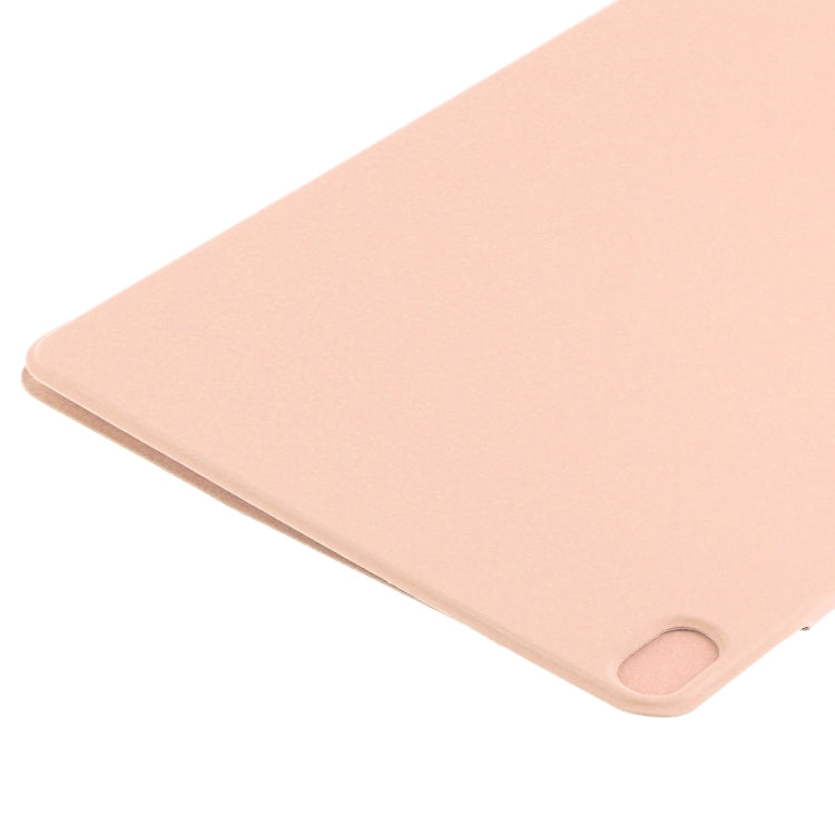 For iPad Air 13 2024 Double-sided Clip Fixed Buckle Magnetic PU Leather Smart Tablet Case(Gold) - iPad Air 13 2024 Cases by buy2fix | Online Shopping UK | buy2fix