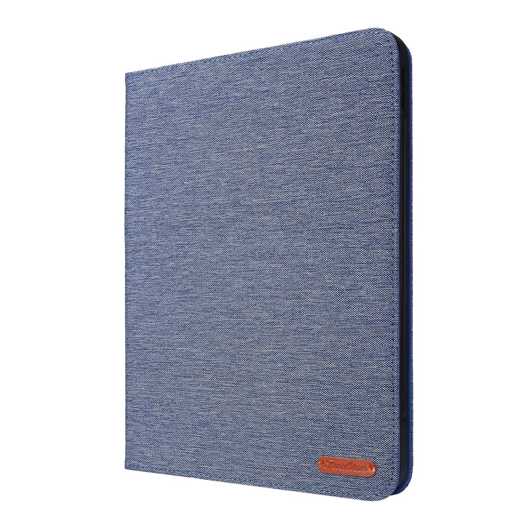 For iPad Air 11 2024 Fabric Leather Tablet Case(Blue) - iPad Air 11 2024 Cases by buy2fix | Online Shopping UK | buy2fix