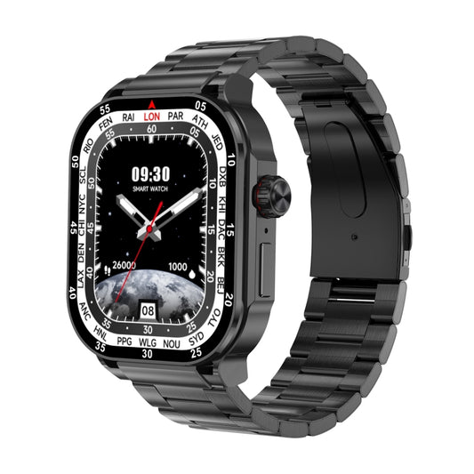 G40S 2.06 inch IP67 BT5.2 Sport Smart Watch, Support Bluetooth Call / Sleep / Blood Oxygen / Heart Rate / Blood Pressure Health Monitor(Black) - Smart Watches by buy2fix | Online Shopping UK | buy2fix