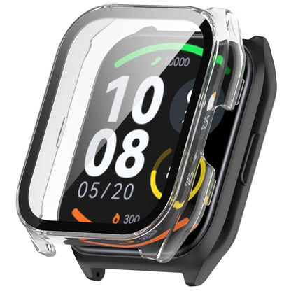 For Xiaomi HayLou Smart Watch 2 Pro PC + Tempered Film Integrated Watch Protective Case(Transparent) - Watch Cases by buy2fix | Online Shopping UK | buy2fix