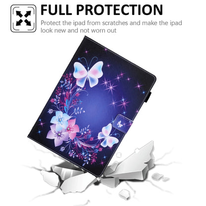 For iPad Pro 11 2024 Colored Drawing Leather Smart Tablet Case(Dual Colorful Butterflies) - iPad Pro 11 2024 Cases by buy2fix | Online Shopping UK | buy2fix