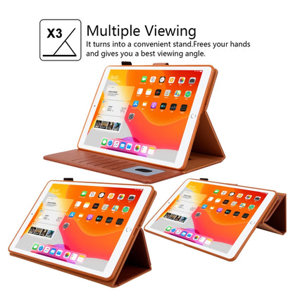 For iPad Pro 11 2024 Business Style Horizontal Flip Leather Smart Tablet Case with Holder(Brown) - iPad Pro 11 2024 Cases by buy2fix | Online Shopping UK | buy2fix