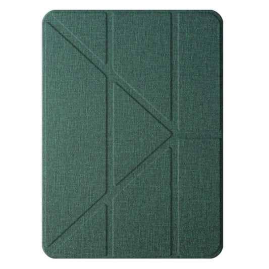 For iPad Air 11 2024 / Air 2022 10.9 Mutural Multi-fold Smart Leather Tablet Case(Green) - iPad Air 11 2024 Cases by Mutural | Online Shopping UK | buy2fix