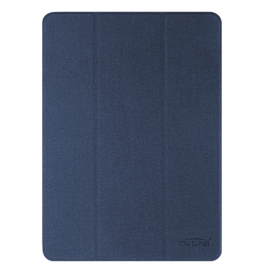 For iPad Pro 11 2024 Mutural YASHI Series Tablet Leather Smart Case(Blue) - iPad Pro 11 2024 Cases by Mutural | Online Shopping UK | buy2fix