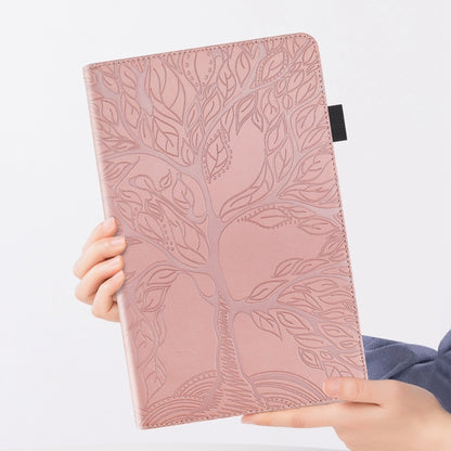 For iPad Pro 11 2024 Tree Life Series Embossed Smart Leather Tablet Case(Rose Gold) - iPad Pro 11 2024 Cases by buy2fix | Online Shopping UK | buy2fix