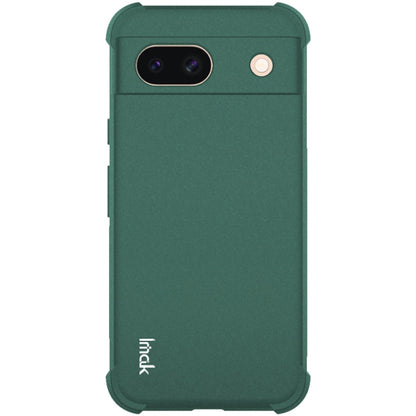 For Google Pixel 8a imak Shockproof Airbag TPU Phone Case(Matte Green) - Google Cases by imak | Online Shopping UK | buy2fix