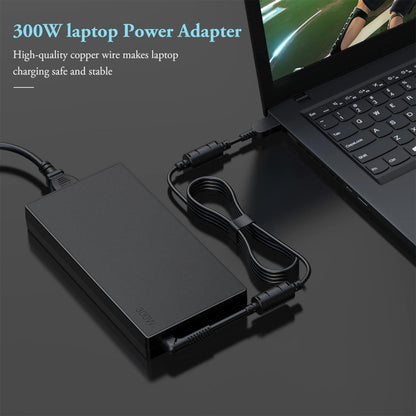 300W 20V 15A Laptop Notebook Power Adapter For Lenovo Big Square USB, Plug:UK Plug - For Lenovo by buy2fix | Online Shopping UK | buy2fix