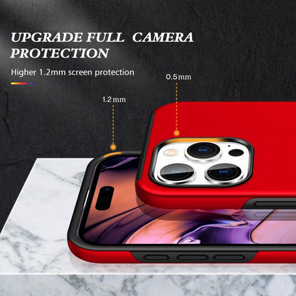 For iPhone 16 Magnetic Ring Holder Phone Case(Red) - iPhone 16 Cases by buy2fix | Online Shopping UK | buy2fix