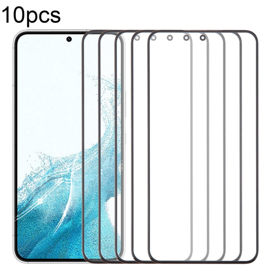For Samsung Galaxy S22 SM-S901B 10pcs Front Screen Outer Glass Lens with OCA Optically Clear Adhesive - Outer Glass Lens by buy2fix | Online Shopping UK | buy2fix