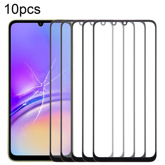 For Samsung Galaxy A05 SM-A055F 10pcs Front Screen Outer Glass Lens with OCA Optically Clear Adhesive - Outer Glass Lens by buy2fix | Online Shopping UK | buy2fix