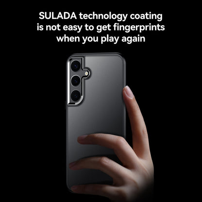 For Samsung Galaxy S24 5G SULADA Skin Feel Matte Shockproof Phone Case(Grey) - Galaxy S24 5G Cases by SULADA | Online Shopping UK | buy2fix