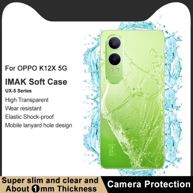 For OnePlus Nord CE4 Lite IMAK UX-5 Series Transparent Shockproof TPU Protective Case - OnePlus Cases by imak | Online Shopping UK | buy2fix