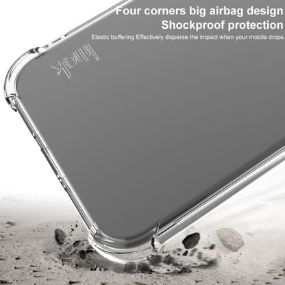 For iPhone 16 imak Shockproof Airbag TPU Phone Case(Matte Black) - iPhone 16 Cases by imak | Online Shopping UK | buy2fix