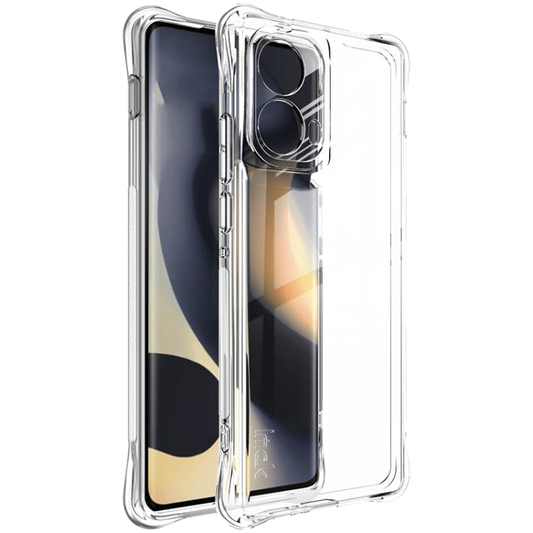 For Motorola Edge 2024 imak Shockproof Airbag TPU Phone Case(Transparent) - Motorola Cases by imak | Online Shopping UK | buy2fix