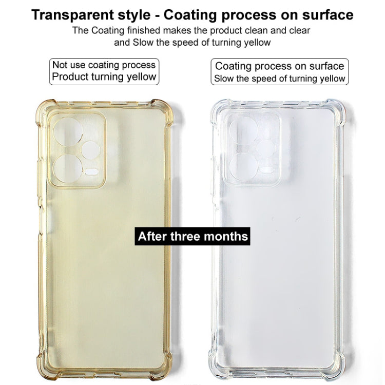 For Motorola Moto G85 / S50 Neo imak Shockproof Airbag TPU Phone Case(Transparent) - Motorola Cases by imak | Online Shopping UK | buy2fix