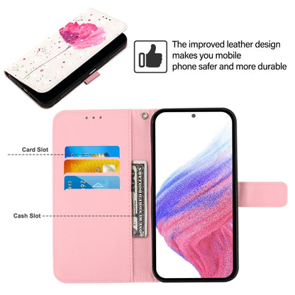 For Blackview A53 3D Painting Horizontal Flip Leather Phone Case(Flower) - More Brand by buy2fix | Online Shopping UK | buy2fix