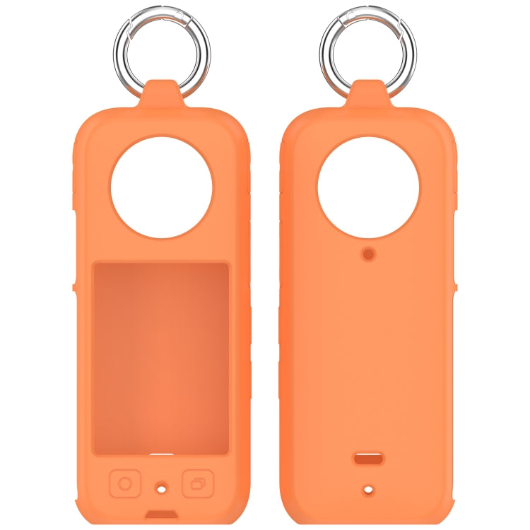 For Insta360 X3 Portable Silicone Protective Case(Orange) - Case & Bags by buy2fix | Online Shopping UK | buy2fix