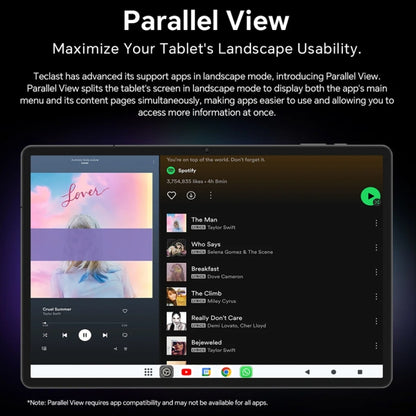 Teclast T50HD Tablet PC 11 inch, 6GB+256GB,  Android 14 Unisoc T606 Octa Core, 4G LTE Dual SIM - TECLAST by TECLAST | Online Shopping UK | buy2fix