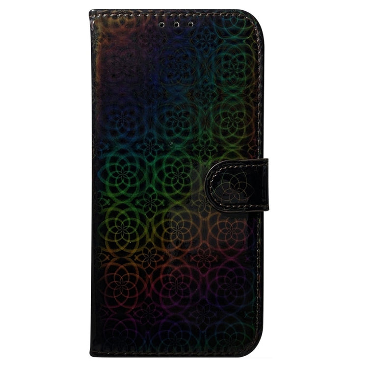 For Samsung Galaxy S25 Ultra 5G Colorful Magnetic Buckle Leather Phone Case(Black) - Galaxy S25 Ultra 5G Cases by buy2fix | Online Shopping UK | buy2fix