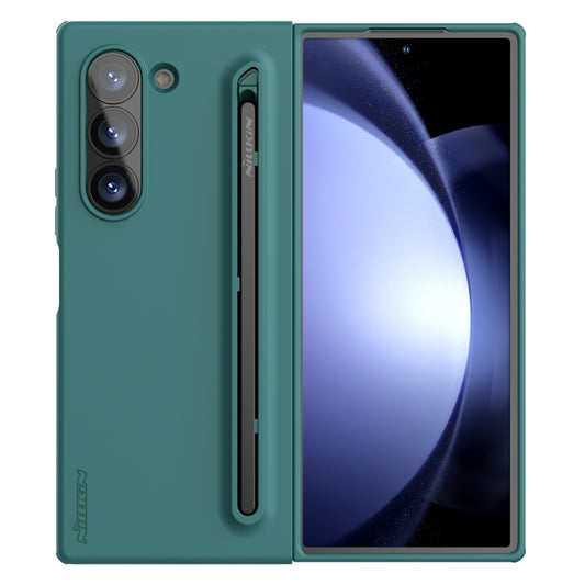 For Samsung Galaxy Z Fold6 5G NILLKIN Flex Pure PC + Liquid Silicone Phone Case with S Pen(Green) - Galaxy Z Fold6 5G Cases by NILLKIN | Online Shopping UK | buy2fix