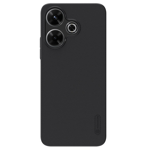 For Xiaomi Poco M6 4G NILLKIN Frosted PC Phone Case(Black) - Xiaomi Cases by NILLKIN | Online Shopping UK | buy2fix