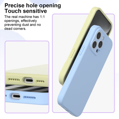 For iPhone 16 Pro Precise Hole Liquid Silicone Jelly Color Full Coverage Phone Case(Carbon Gray) - iPhone 16 Pro Cases by buy2fix | Online Shopping UK | buy2fix