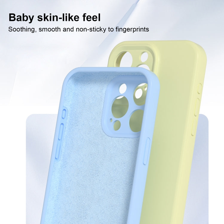 For iPhone 16 Pro Precise Hole Liquid Silicone Jelly Color Full Coverage Phone Case(Sugar Orange Color) - iPhone 16 Pro Cases by buy2fix | Online Shopping UK | buy2fix