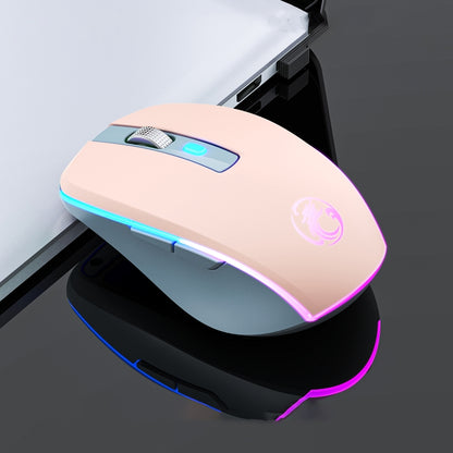 iMICE G903 2.4G Single Mode 6-key Silent Wireless Gaming Mouse(Pink) - Wireless Mice by iMICE | Online Shopping UK | buy2fix