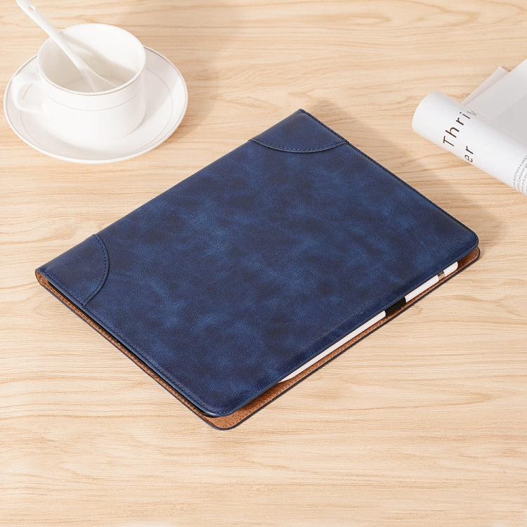 Retro Book Style Leather Tablet Case For iPad Pro 11 2024(Navy Blue) - iPad Pro 11 2024 Cases by buy2fix | Online Shopping UK | buy2fix