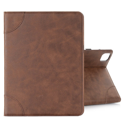 Retro Book Style Leather Tablet Case For iPad Pro 13 2024(Coffee) - iPad Pro 13 2024 Cases by buy2fix | Online Shopping UK | buy2fix