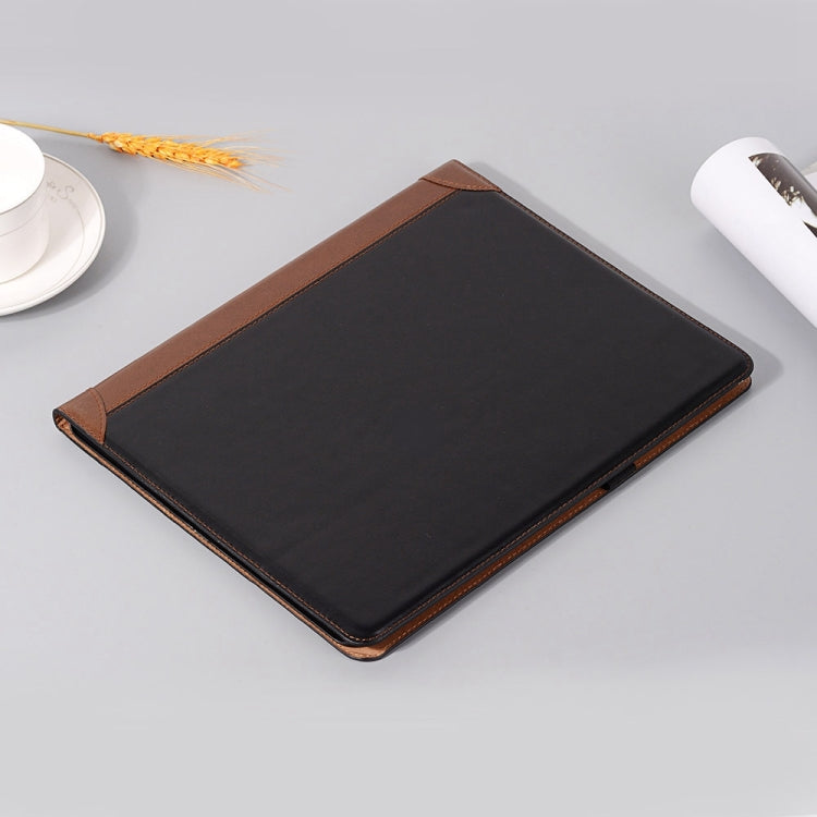 For iPad Pro 11 2024 Book Style Stitching Leather Tablet Case(Black) - iPad Pro 11 2024 Cases by buy2fix | Online Shopping UK | buy2fix