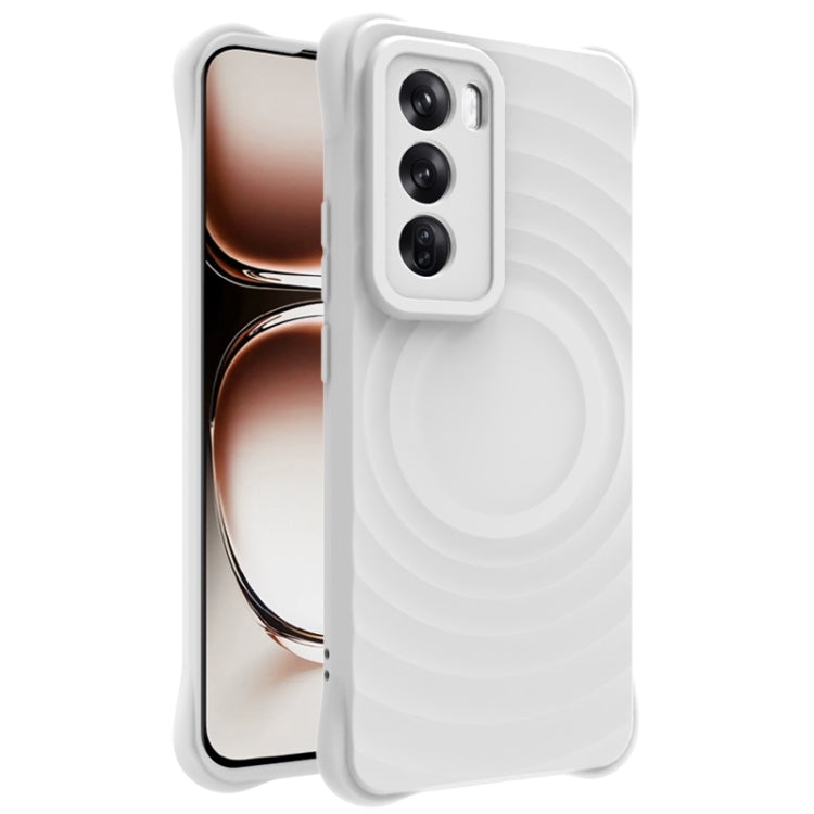 For OPPO Reno12 Global IMAK UC-6 Series Manbo Frosting Soft Phone Case(White) - Reno12 Cases by imak | Online Shopping UK | buy2fix