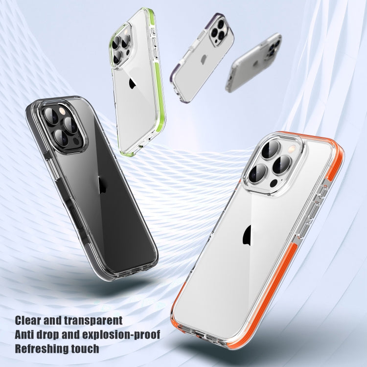 For iPhone 16 Pro TPE Airbag TPU+ PC Full Coverage Phone Case(Orange) - iPhone 16 Pro Cases by buy2fix | Online Shopping UK | buy2fix