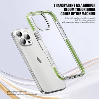 For iPhone 16 Pro Max TPE Airbag TPU+ PC Full Coverage Phone Case(Transparent) - iPhone 16 Pro Max Cases by buy2fix | Online Shopping UK | buy2fix