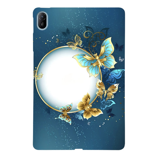 For Huawei MatePad SE 11 2024 Color Painting Pattern Smart Tablet TPU Case(Butterfly Circle) - Huawei by buy2fix | Online Shopping UK | buy2fix