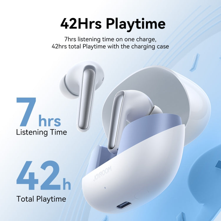 JOYROOM JR-FN2 Funpods Series True Wireless Bluetooth Earphone(White) - Bluetooth Earphone by JOYROOM | Online Shopping UK | buy2fix